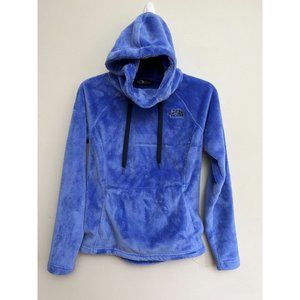 The North Face Fleece Hoodie Womens XS Purple Blue Soft Pullover Sweatshirt